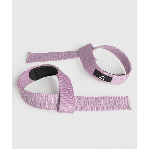 Gymshark Silicone Lifting Straps Purple One Size - Picture 10 of 10